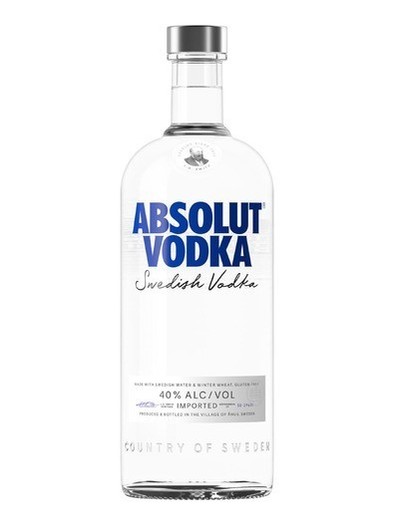 Vodka-in-gin/VODKA-ABSOLUT-40-1L